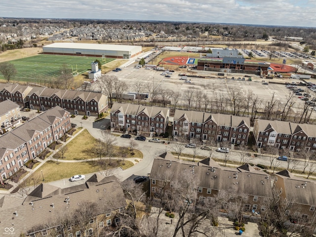 birds eye view of property featuring a residential view