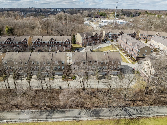 bird's eye view featuring a residential view