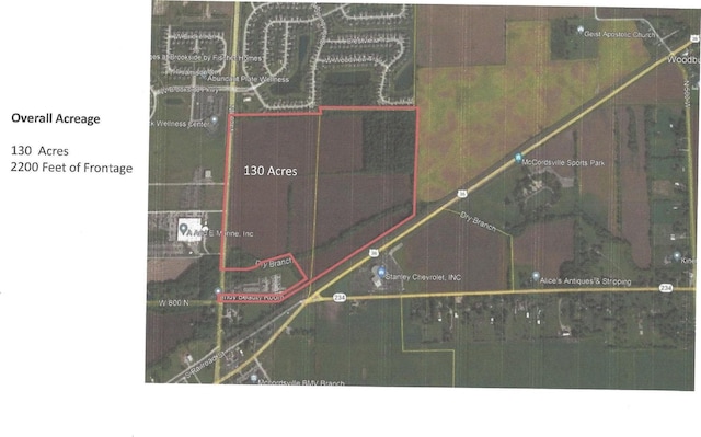 8079 600w W, Mccordsville IN, 46055 land for sale