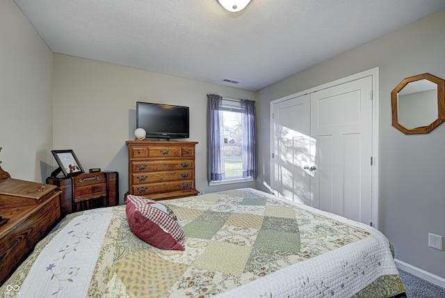 310 Jefferson, Coatesville, IN 46121 - carpeted bedroom featuring baseboards and a closet
