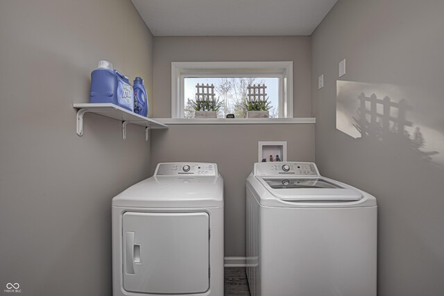 310 Jefferson, Coatesville, IN 46121 - laundry room with washing machine and clothes dryer