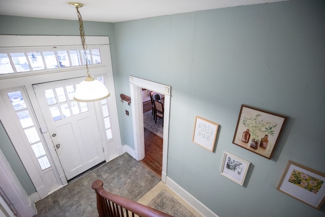 entryway featuring a healthy amount of sunlight