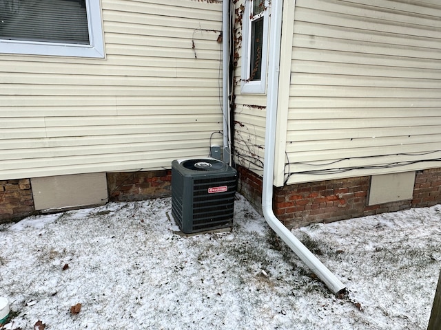 exterior details with central AC unit