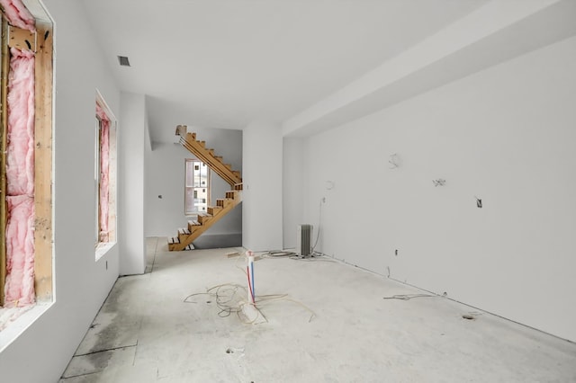 view of unfurnished living room