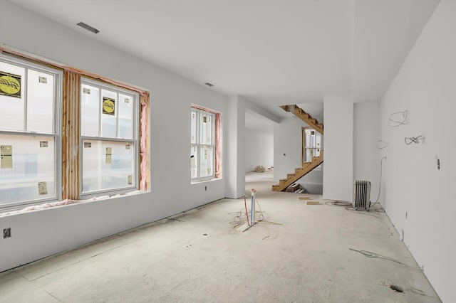 view of unfurnished living room