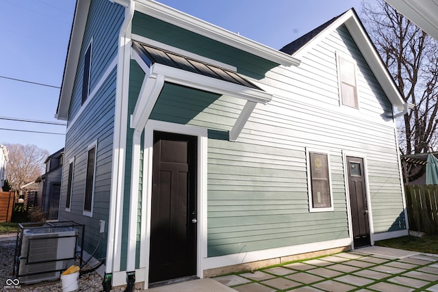 back of house featuring a patio area