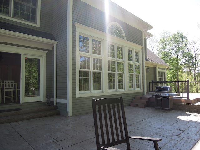 view of patio / terrace with grilling area