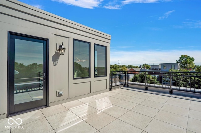 view of patio / terrace featuring a balcony