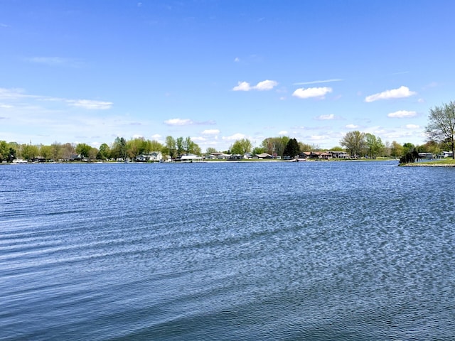 view of property view of water