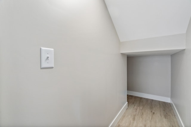 interior space featuring light hardwood / wood-style flooring