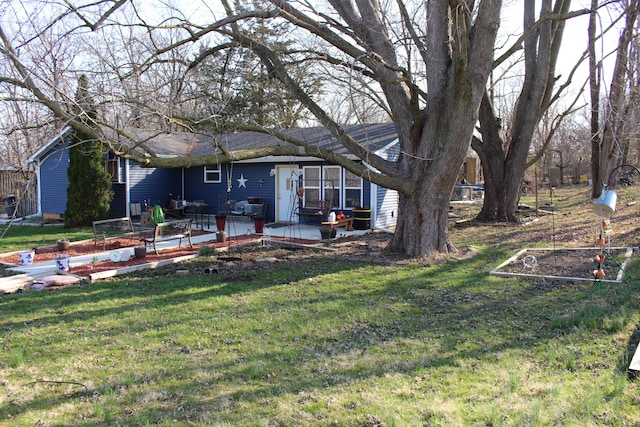 306 S Cherry St, Westfield, IN 46074 - view of yard with a wooden deck