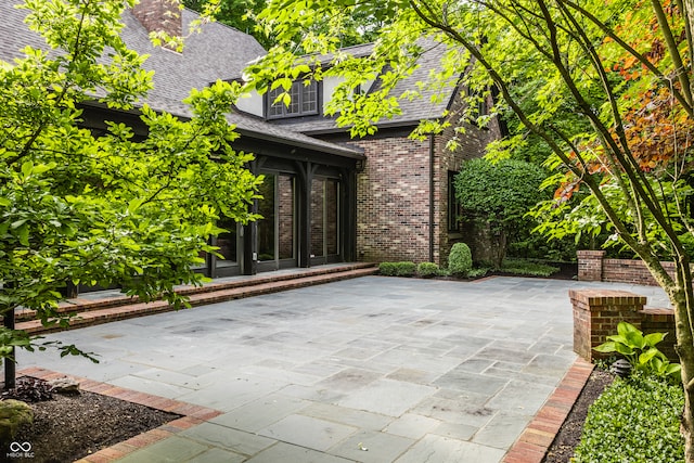 view of patio / terrace with french doors