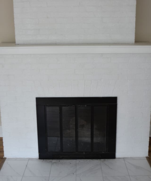 interior details with light tile floors