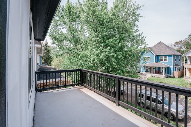 balcony with a porch