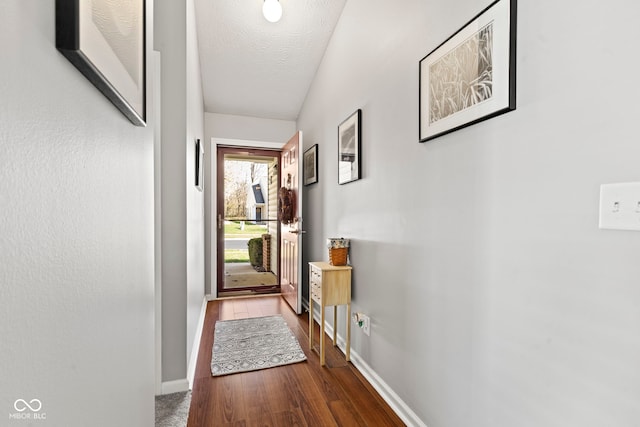 5220 Ariana Ct, Indianapolis, IN 46227 - corridor featuring wood finished floors and a textured ceiling