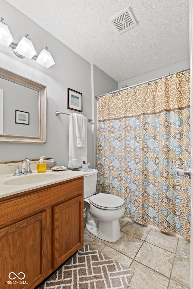 5220 Ariana Ct, Indianapolis, IN 46227 - full bathroom with vanity and a textured ceiling