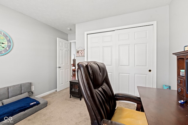 5220 Ariana Ct, Indianapolis, IN 46227 - office featuring light carpet and baseboards