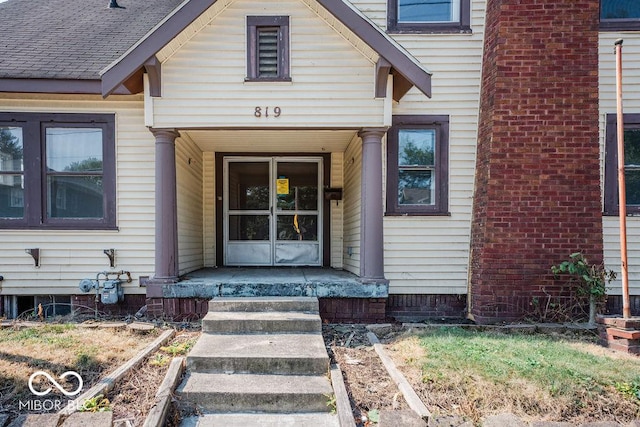 view of entrance to property