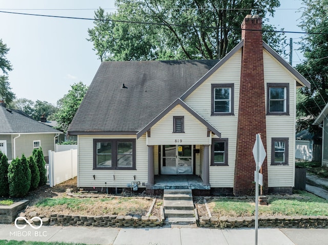 view of front of home with a porch