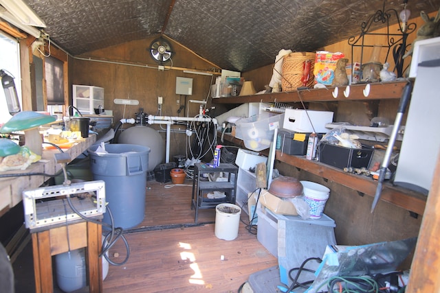 view of storage room