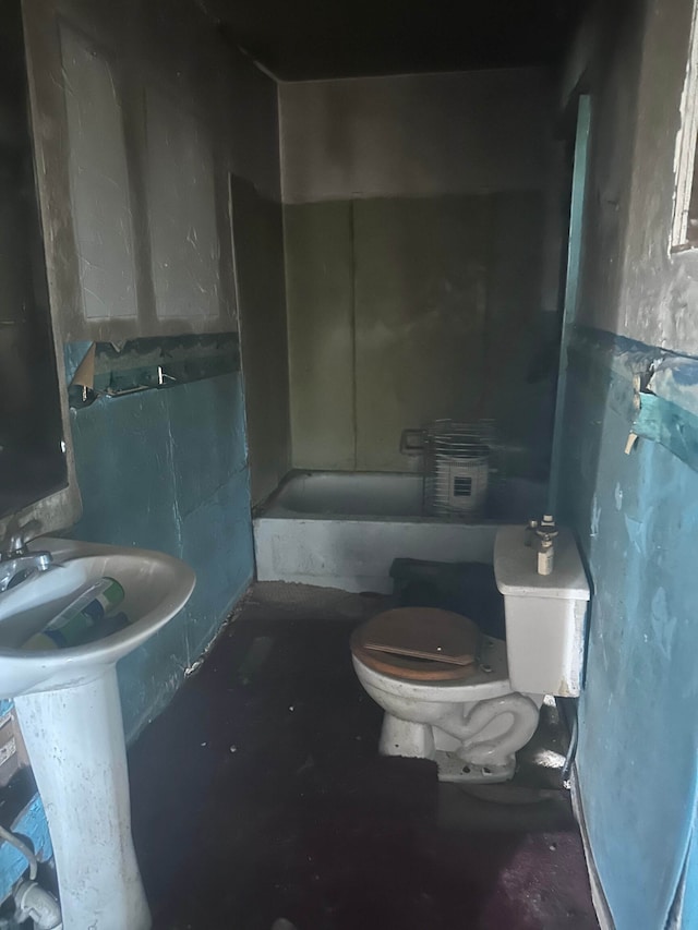 bathroom with toilet