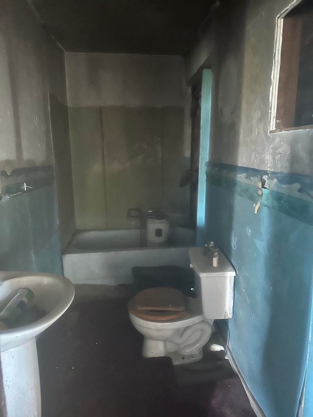 bathroom with toilet