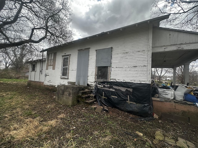 view of rear view of house