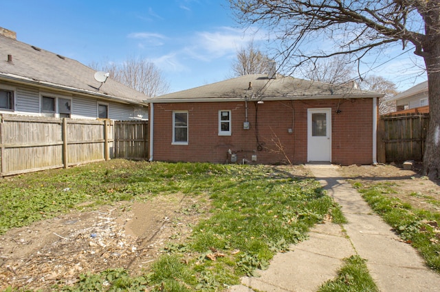 view of rear view of house