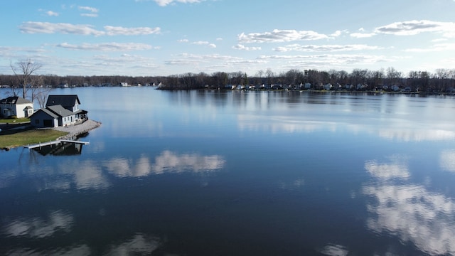 view of water view