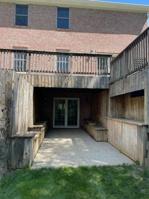 back of house featuring a patio area