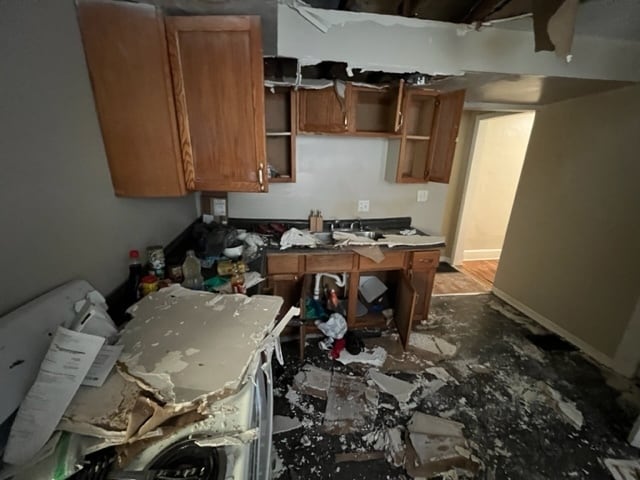 miscellaneous room with wood-type flooring