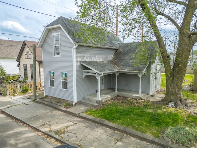 view of front of home