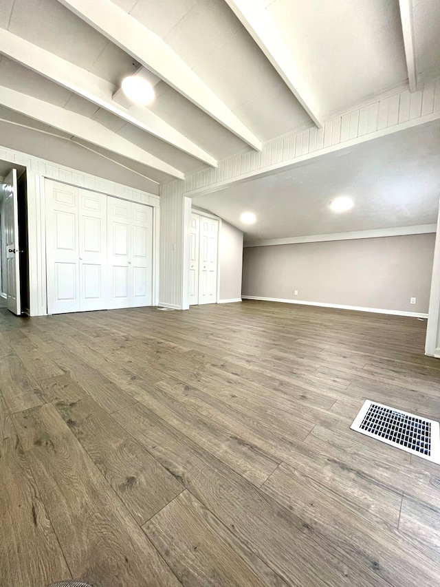 interior space featuring hardwood / wood-style floors