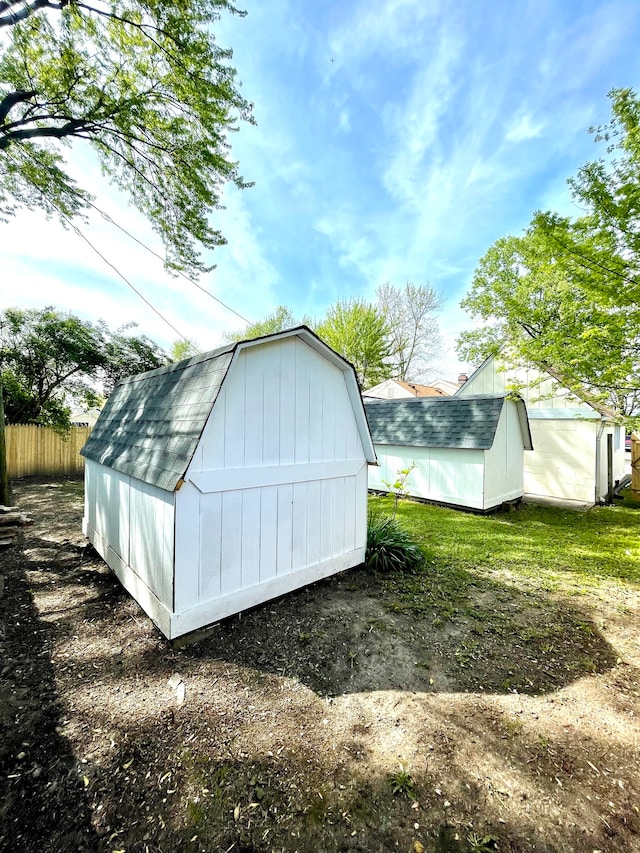 view of outdoor structure