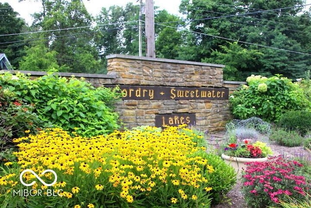 6486 Coyote Dr, Nineveh, IN 46164 - view of community sign