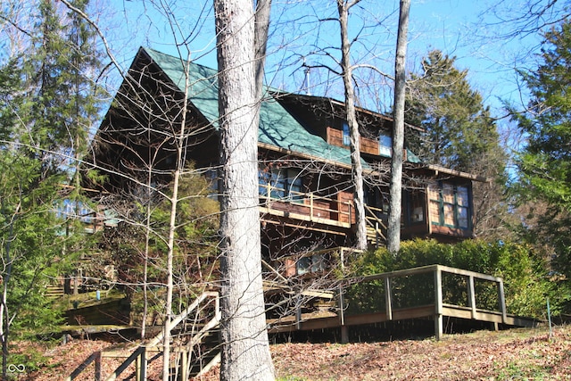 6486 Coyote Dr, Nineveh, IN 46164 - view of back of house