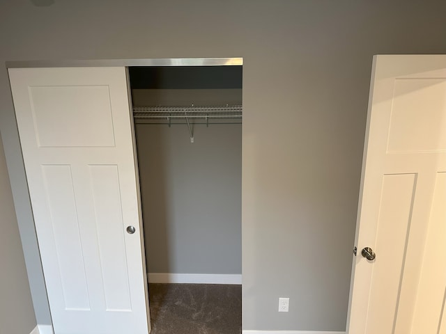 view of closet