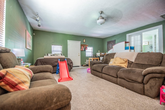 2925 Highwoods Dr, Indianapolis, IN 46222 - living area with carpet flooring