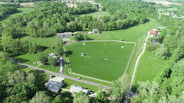 view of aerial view