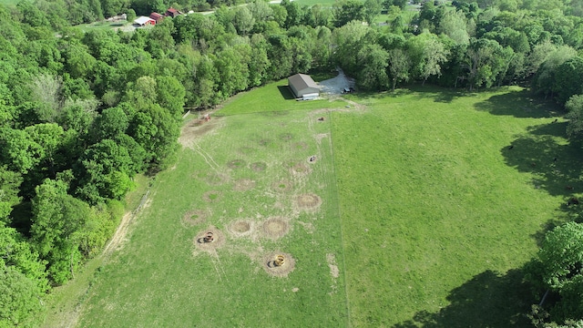 view of aerial view