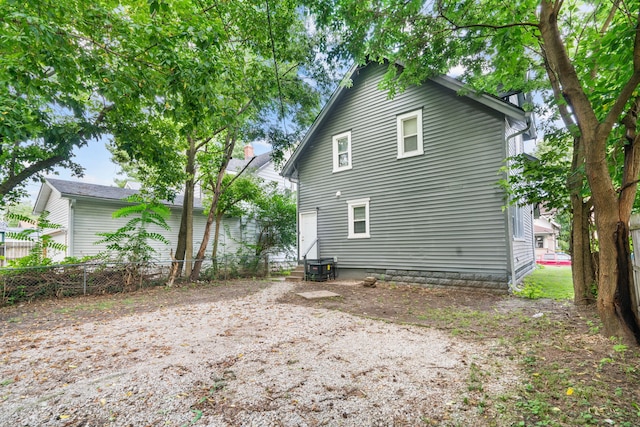 view of back of property