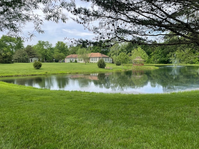 property view of water