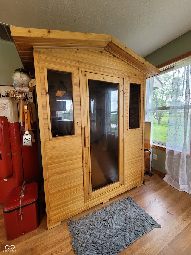 interior space featuring hardwood / wood-style flooring