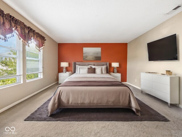 bedroom featuring carpet flooring