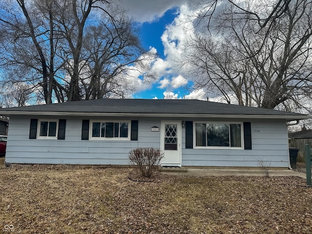 view of ranch-style home