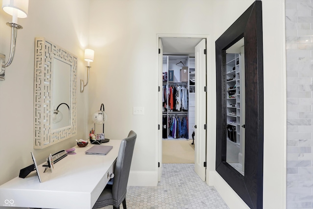 interior space featuring tile patterned floors