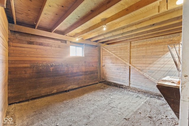 view of horse barn