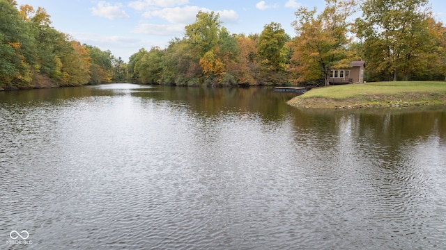 property view of water