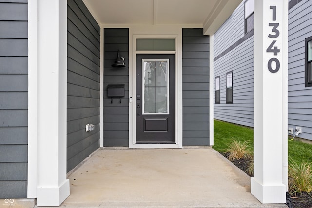 view of entrance to property