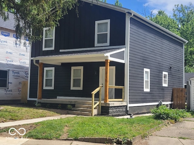 view of front of home